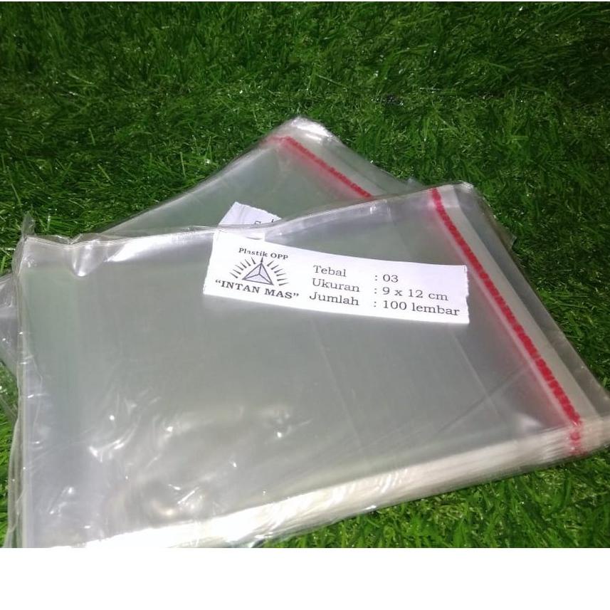 

ヿ DISKON BESAR!!! Plastik OPP 9x12 cm Seal/Lem ㅮ
