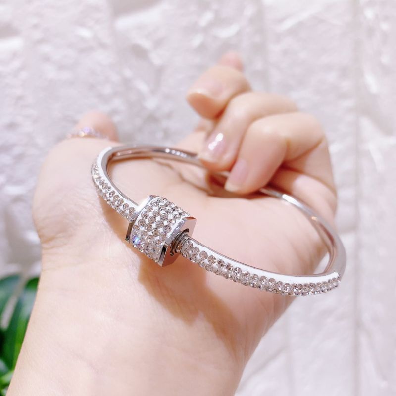 Gelang Titanium asli Mata kilau Anti karat anti alergi Premium Quality Anti karat Bracelet Stainless Steel Ori 8282