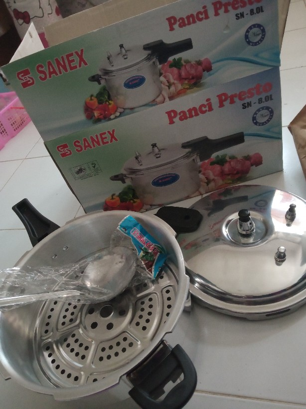 Paling Laku Panci Presto New Viva/omicko Preasure Cooker - 8 L + Free Sendok