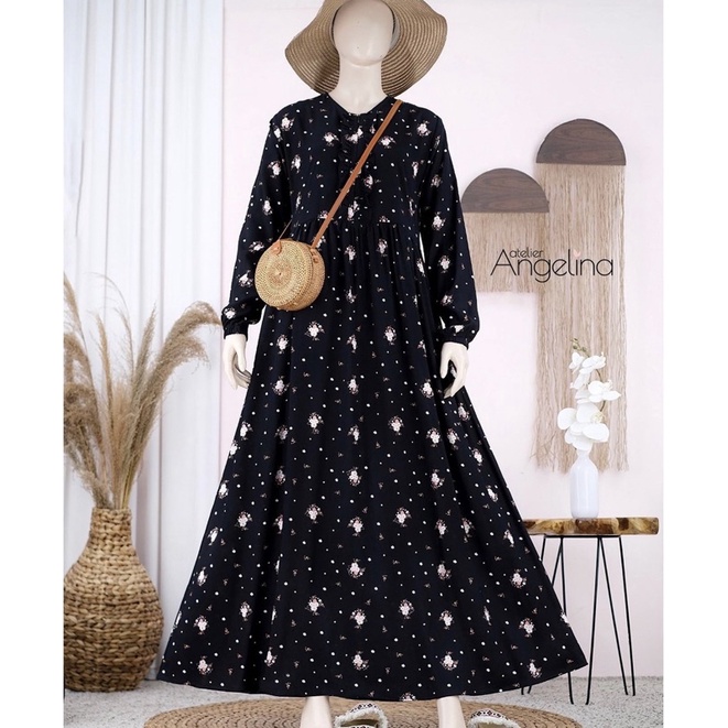 NWT SARAH MAGNOLIA BLACK Sz S by ATELIER ANGELINA