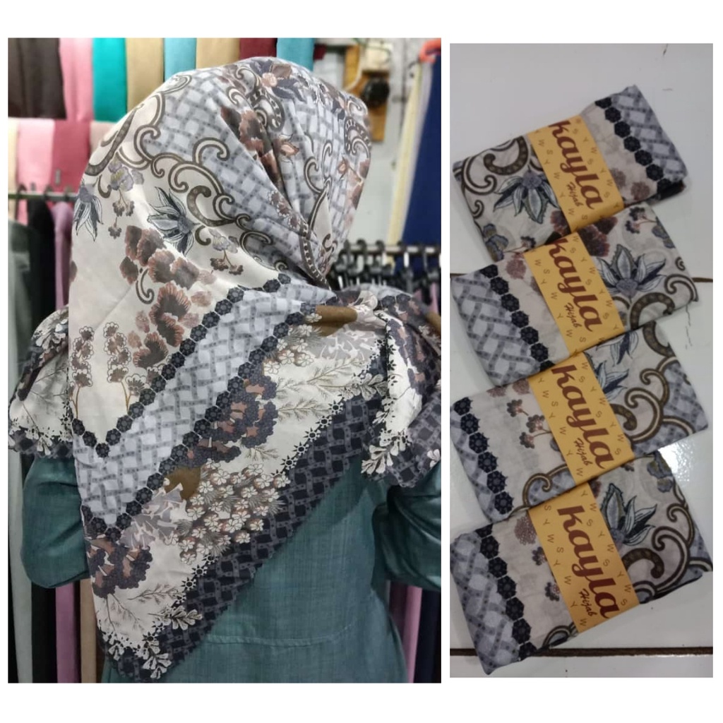 Hijab se empat kayla bahan voal motif premium