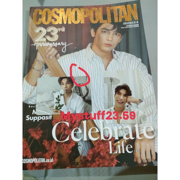 Cosmopolitan + Photocard Mew suppasit