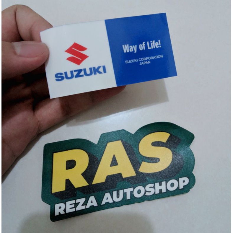 stiker sticker decal mirror suzuki way of life
