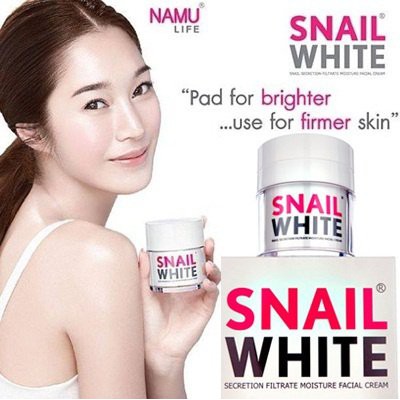 snail white facial cream