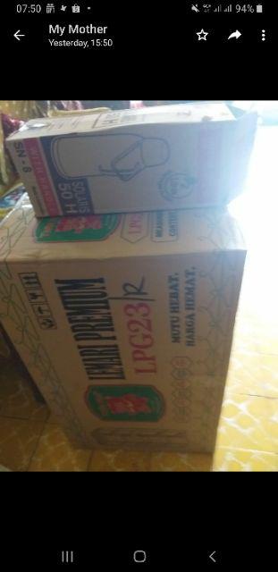 Lemari Rotan Twinpan Lpg23/r Dengan Gantungan Baju