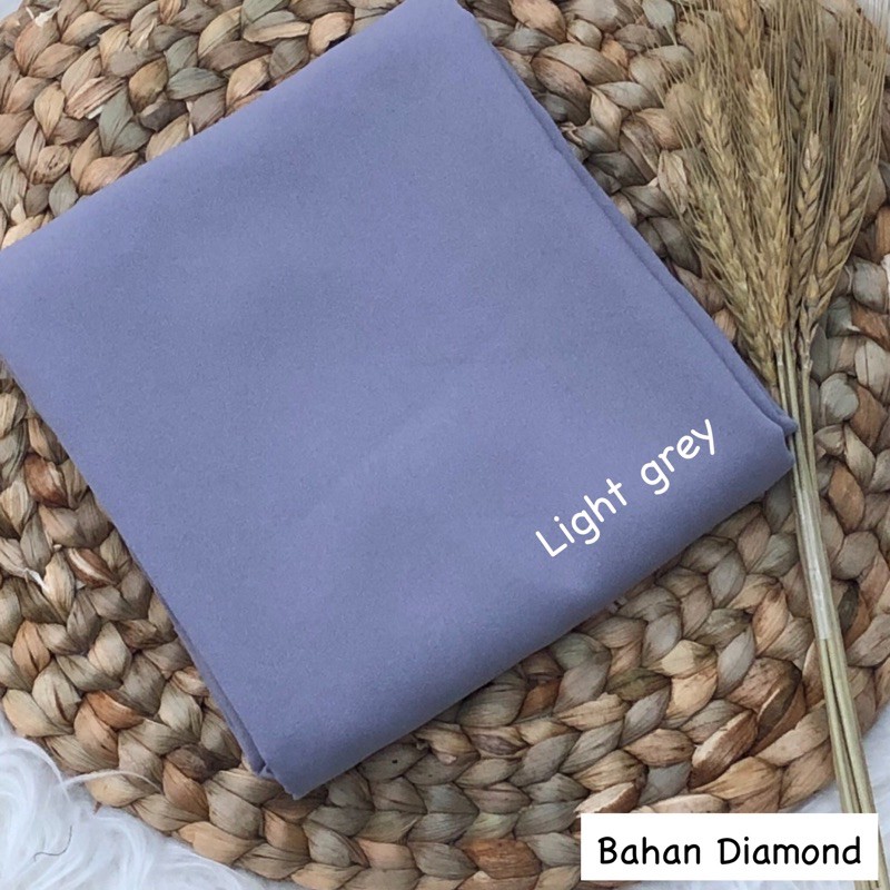 Bergo maryam diamond / New serina khimar-Silver