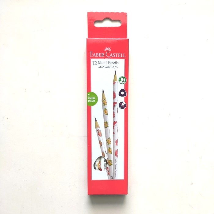 

Lucu 12 Motif Pencils Sea Creatures Faber Castell - Pensil Karakter Ikan Bagus