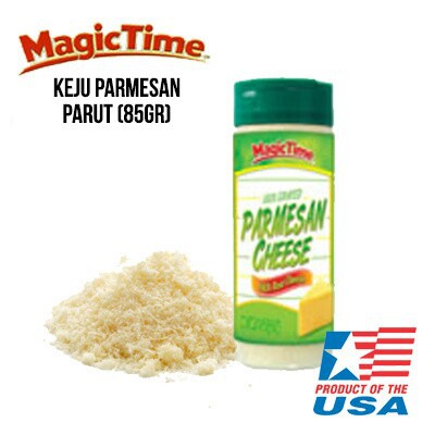 

Magictime Magic Time 100% Grated Parmesan Cheese Import Keju Parut USA