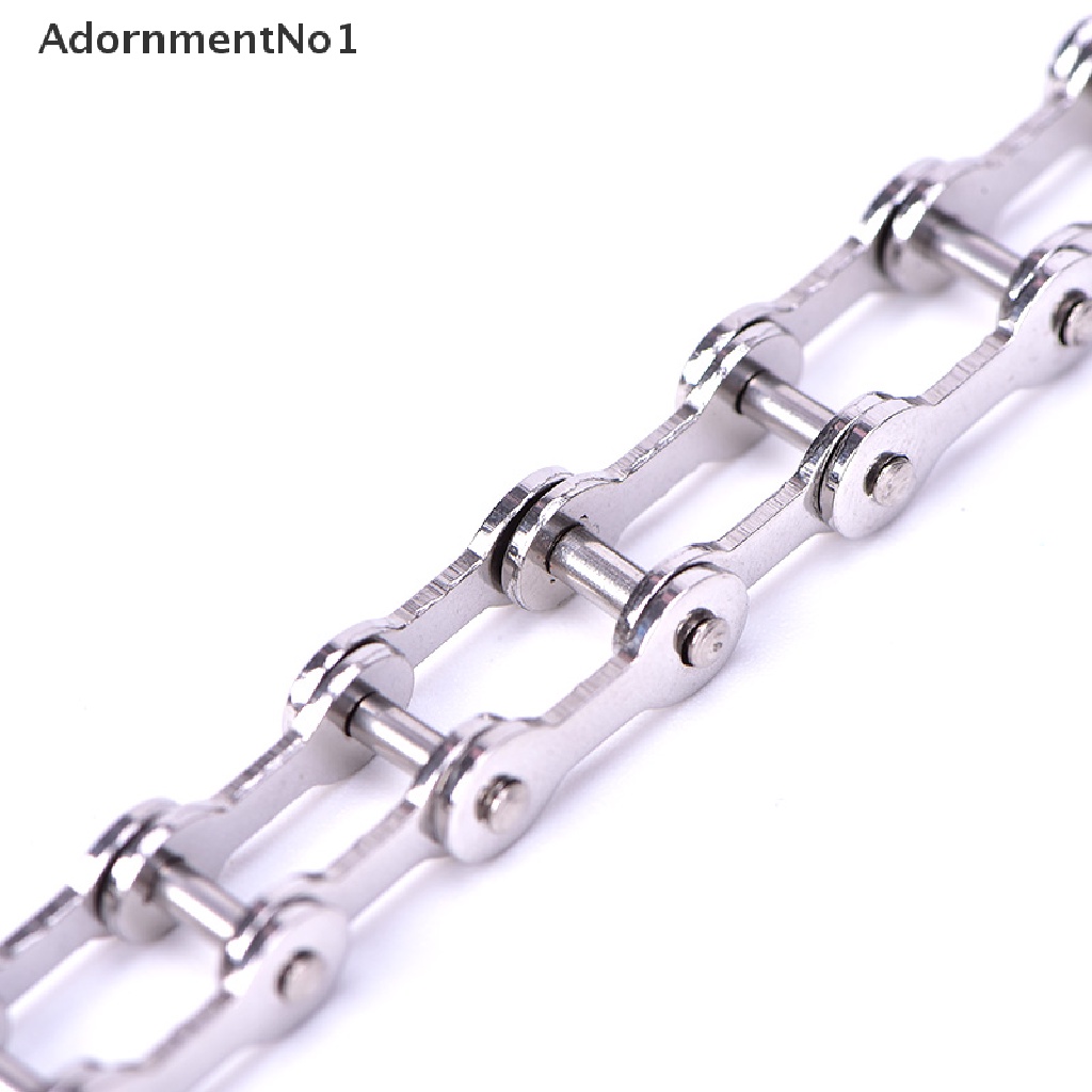 (AdornmentNo1) Gelang Tangan Rantai Stainless Steel Motif Motor + Sepeda Untuk Perhiasan Pria / Hadiah