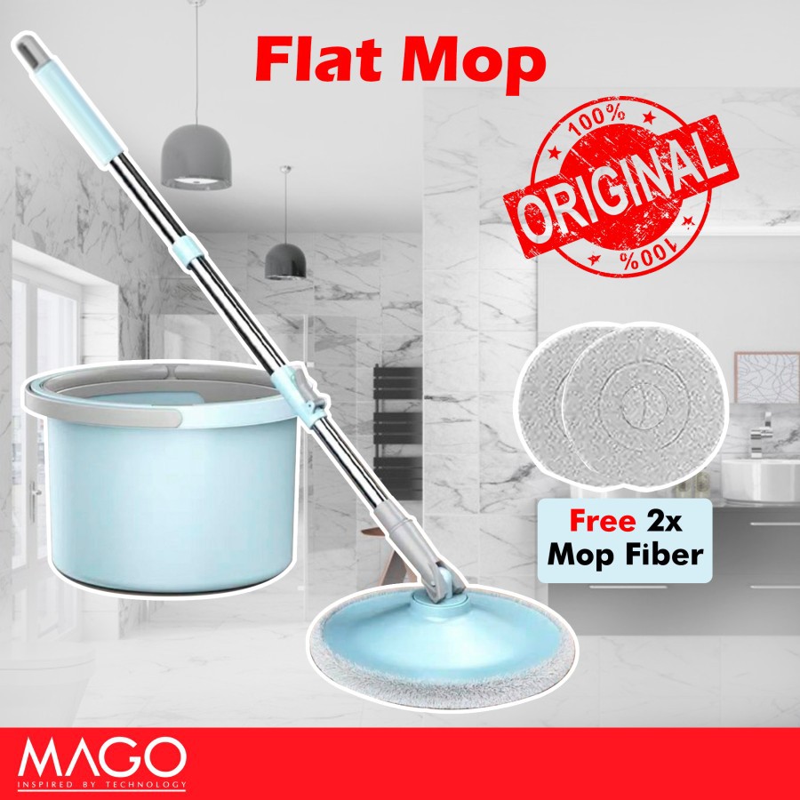 Flat Mop | Ultra Mop | Alat pel lantai 2 tabung - MAGO