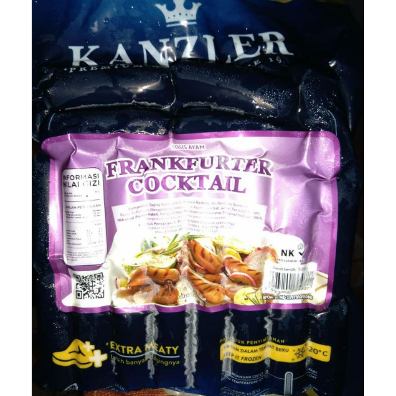 

frankfurter cocktail 450 gr
