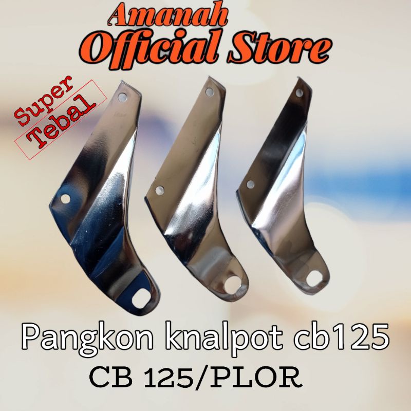 Pangkon dudukan knalpot cb 125 corbi plor