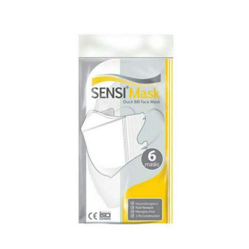 SENSI Mask Duckbill 3 ply 6 pcs