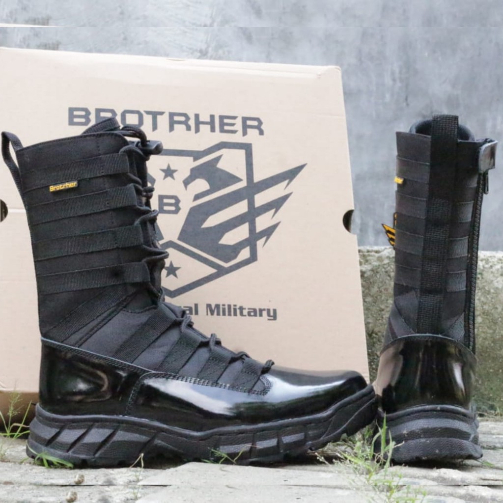 SEPATU PDL BROTRHER GEN 2 KOMANDO KILAP SEPATU PDL TNI POLRI SECURITY SATPAM SEPATU BOOTS PRIA KULIT