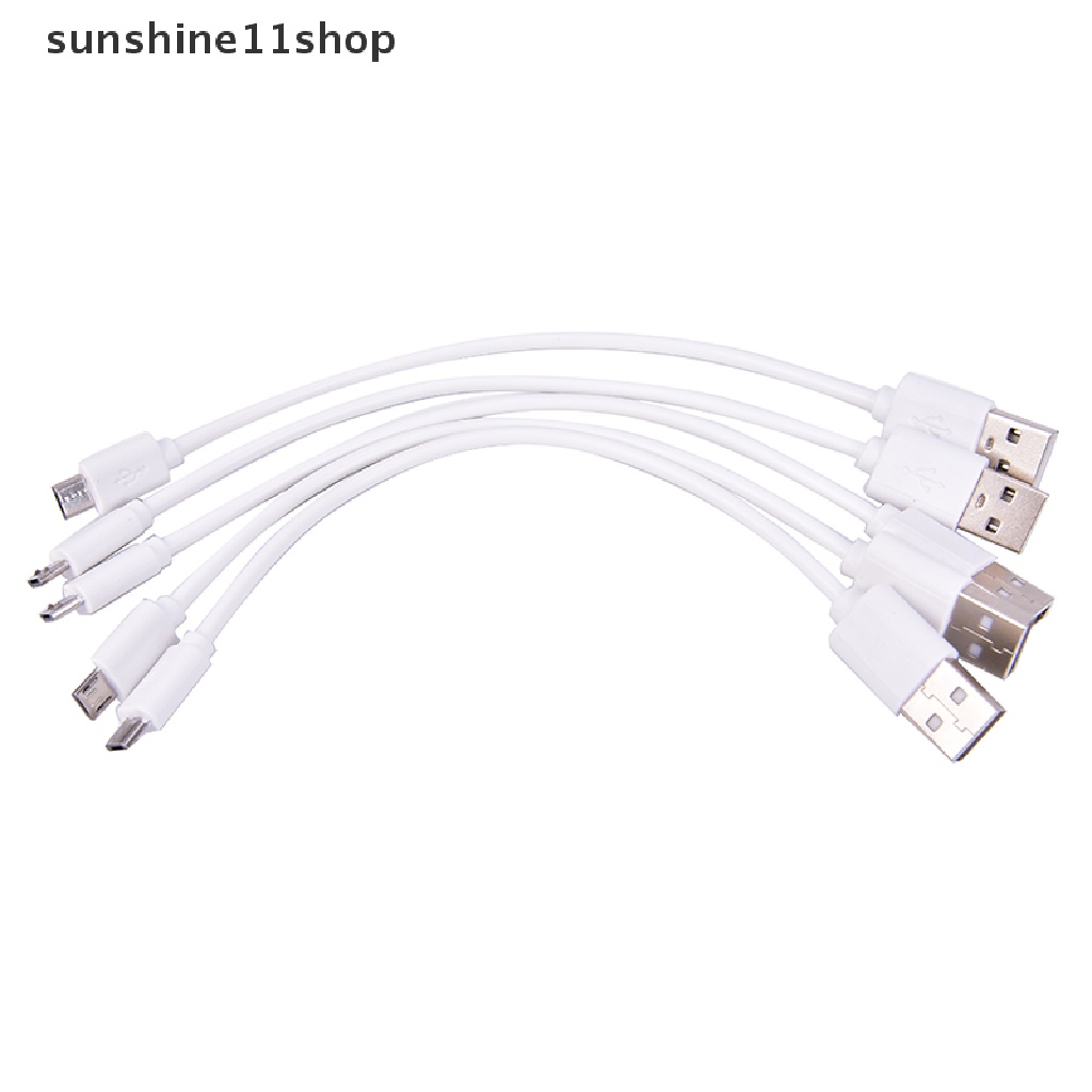 Sho Kabel Charger Lightning Mini Pendek 22cm 8 Pin USB Untuk iPhone 5s 5c 6 6s SE 7 Plus