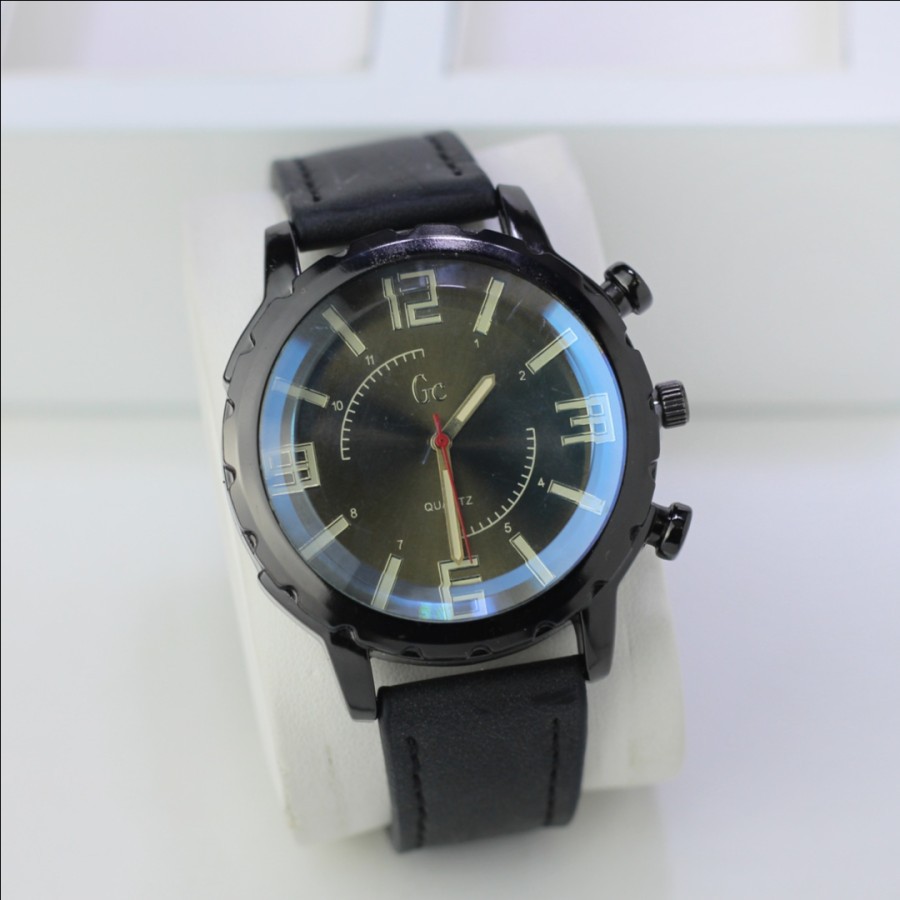 Jam Tangan Fashion Pria Murah GC 9723 Tali Kulit FSDC1