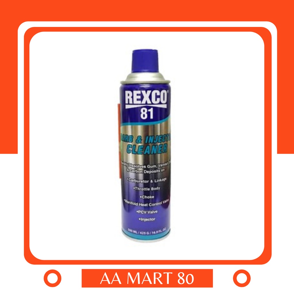 Rexco 81 500 ml Carb Injector Cleaner Rexco 81 Carburator Cleaner