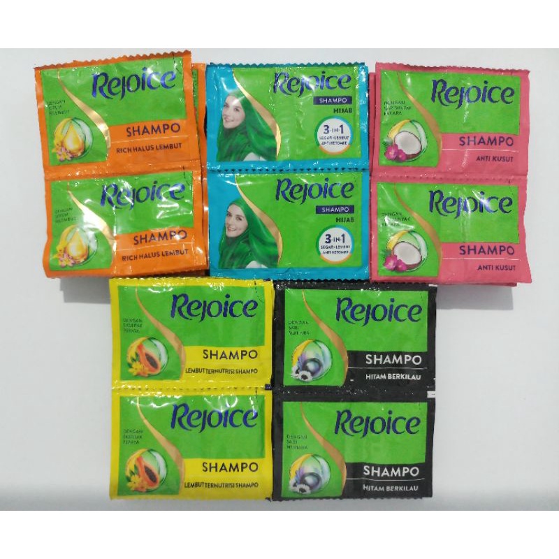 REJOICE SHAMPOO SACHET 12X10ML/6X10ML/centraltrenggalek