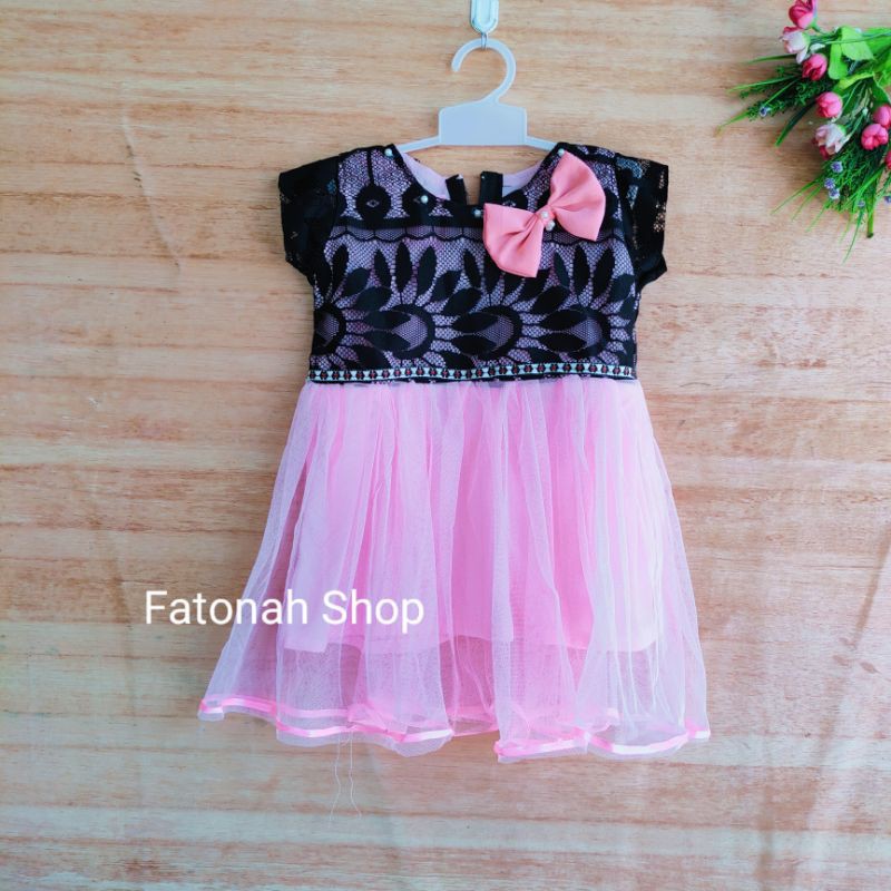 Dress anak mewah murah tutu meriah 1 2 tahun PTDD