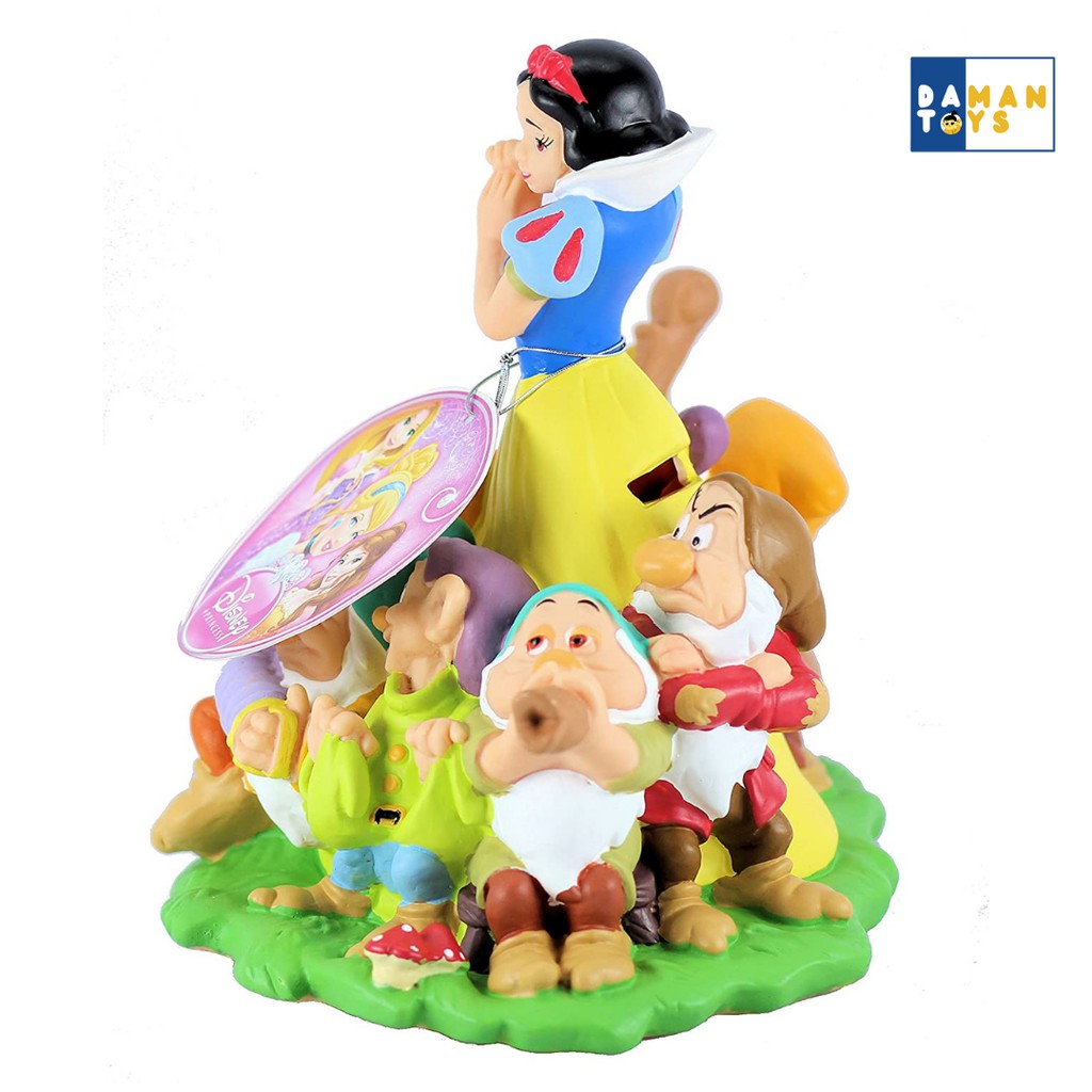 Action Figure Snow white Princess Original Disney Model Celengan, Mainan Anak Perempuan