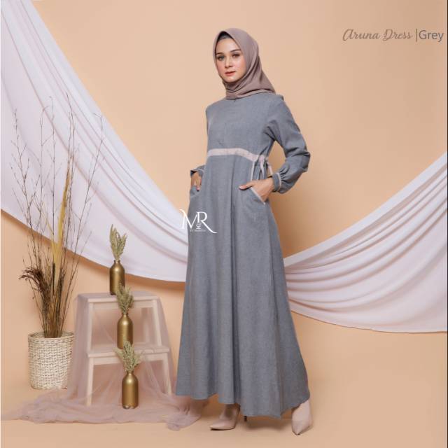ARUNA Dress Grey MR by Marisa
