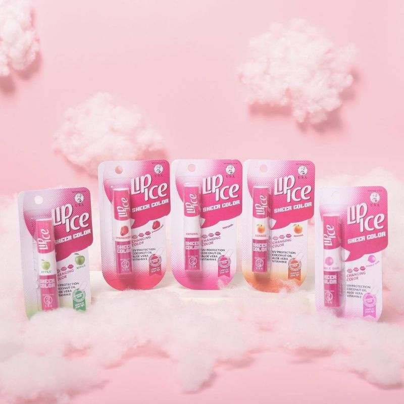 Jual LIP ICE SHEER COLOR LIP ICE NATURAL LIP ICE STRAWBERRY LIP