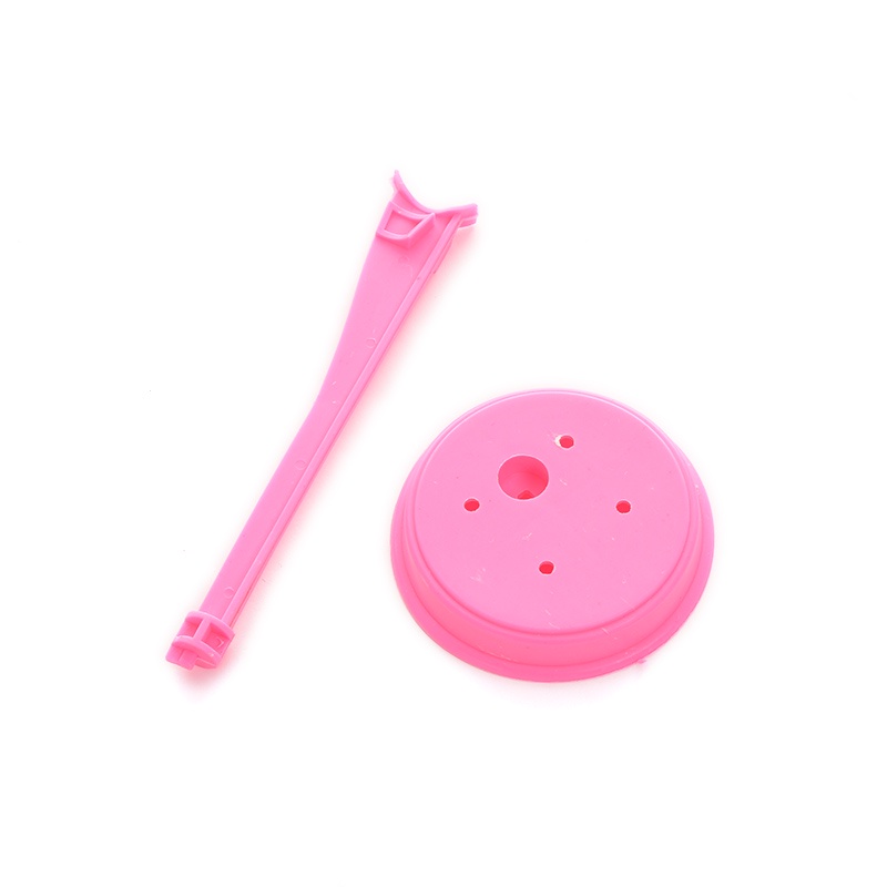 1pc Stand Hanger Pakaian Warna Pink Untuk Furnitur Rumah Boneka Barbie