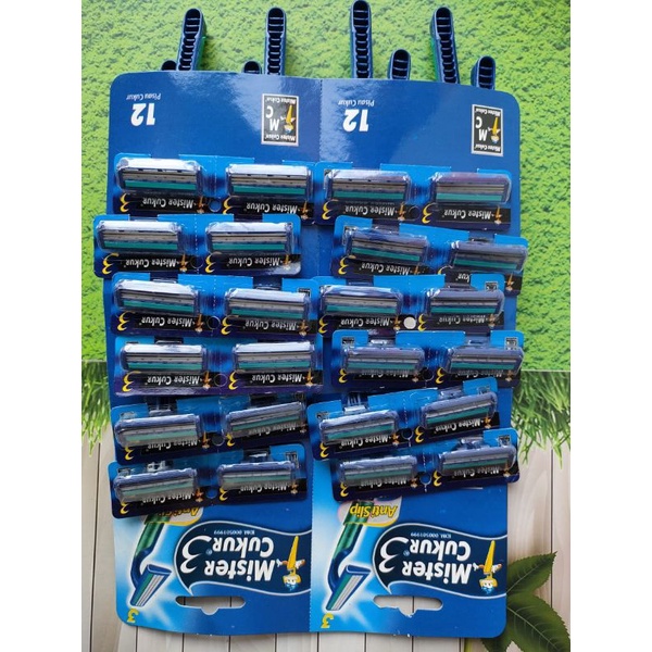 ALAT CUKUR KUMIS BIRU MATA 3 PER PCS