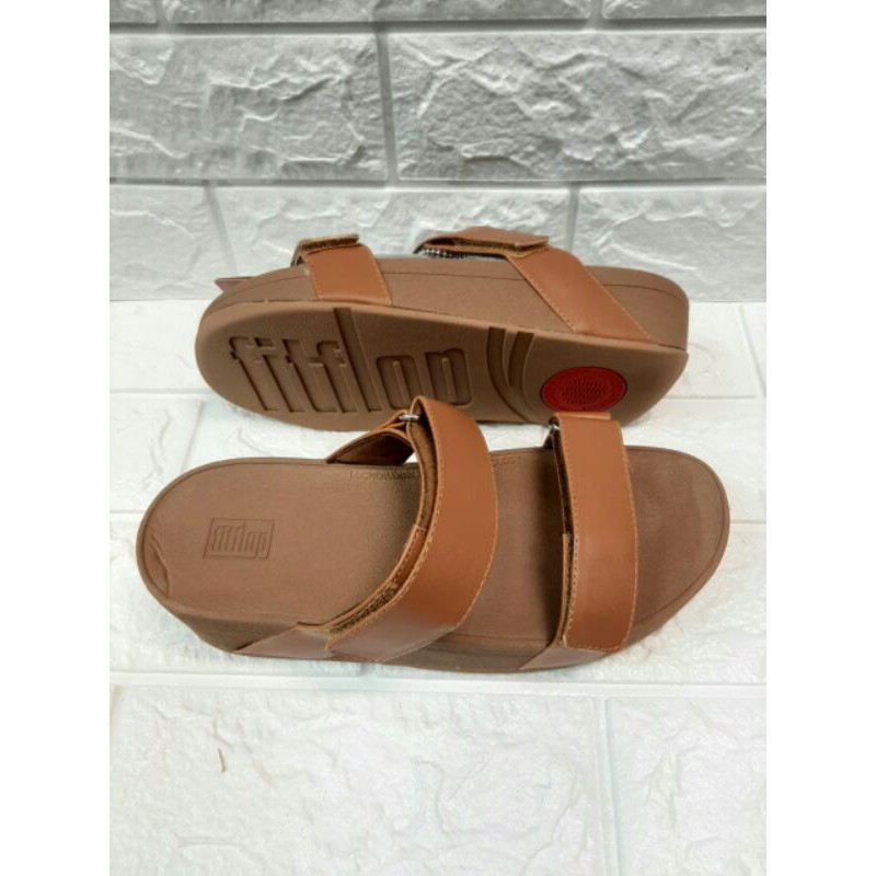 Sandal Selop FITFLOP Shiny Leather Slide Women