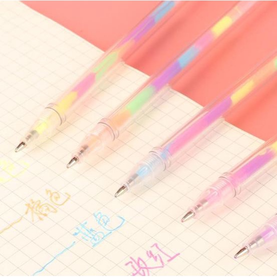 Pena Warna-warni Multi Color Pelangi Rainbow Bolpen Pen Pulpen Karakter Army Bangtan 154