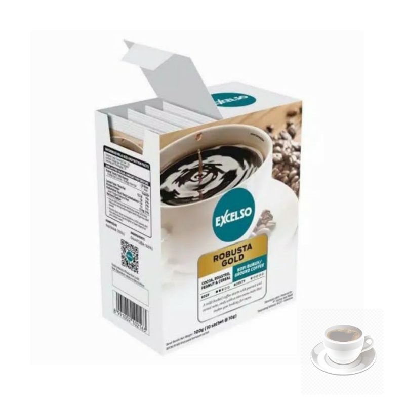 

KOPI EXCELSO ROBUSTA GOLD BUBUK 10 SACHETS