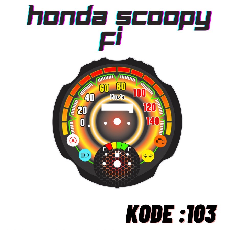 Panel Papan  Speedometer honda scoopy FI