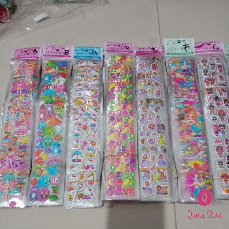 

Sticker 3D Timbul Gambar Lucu Lucu Karakter1 Papan Murah