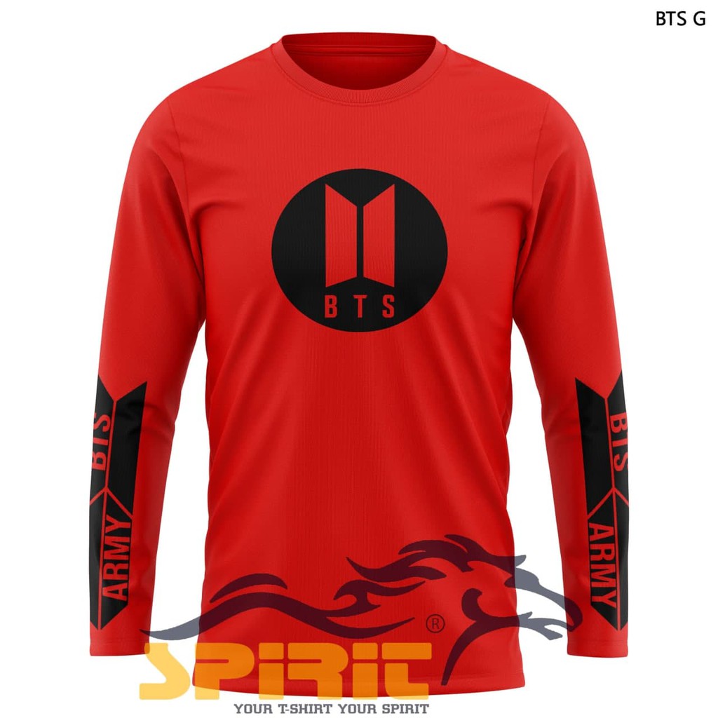 SALE BAJU KAOS DISTRO LENGAN PANJANG JIN BTS BOY GRUP  KOREA K- POP  PRA WANITA ALL CALER BIG SIZE