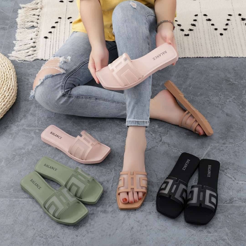 Sendal Jelly Wanita Sandal Teplek Wanita  Balance 268-5