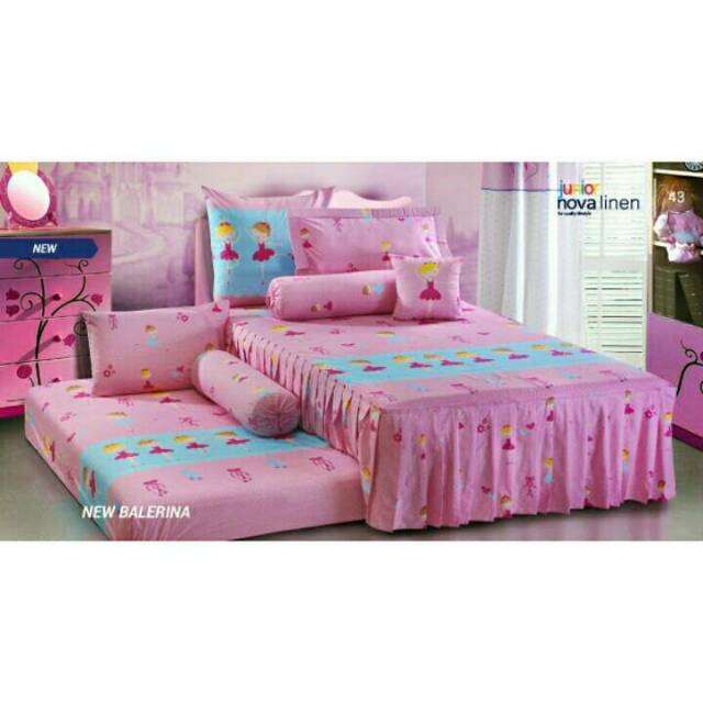 Sprei Nova Linen sorong single 120 x 200