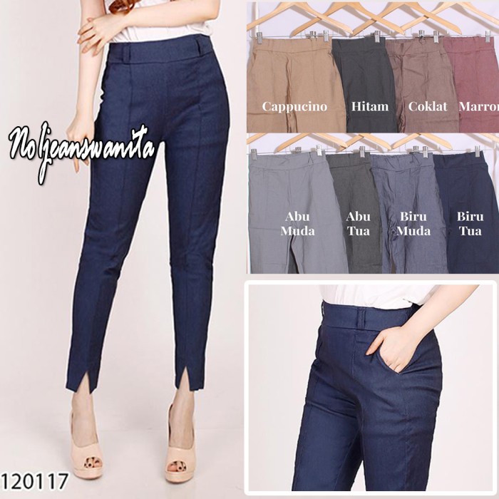 Celana Bahan Wanita / Celana Katun / Celana Kerja Wanita / Celana