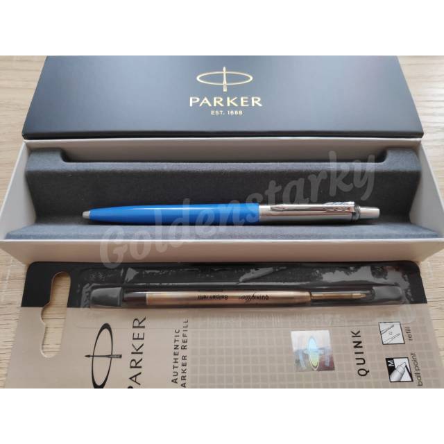 

Paket 1 Klik: 1 pcs Parker Jotter Fancy CT Ballpoint + 1pcs Refill Ballpoint