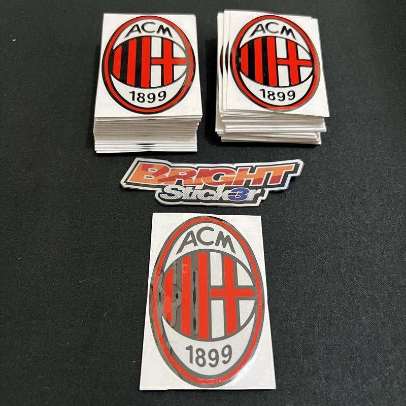 STICKER STIKER AC MILAN CUUTING