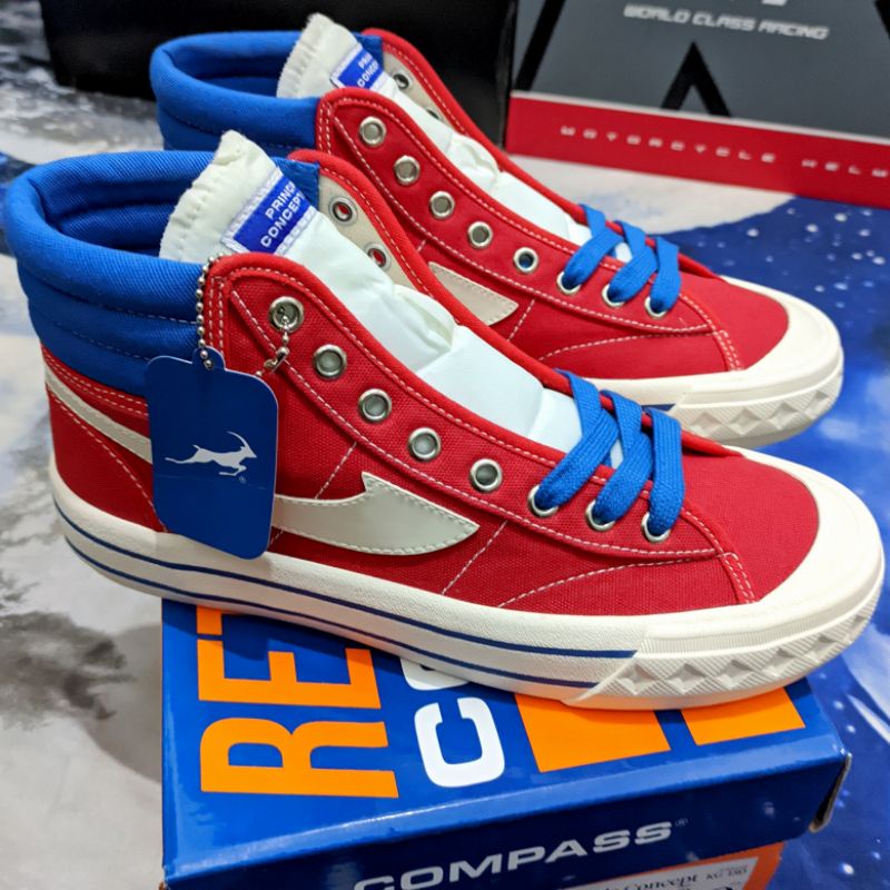 Sepatu Compass Retrograde High Red (Retailer) - New