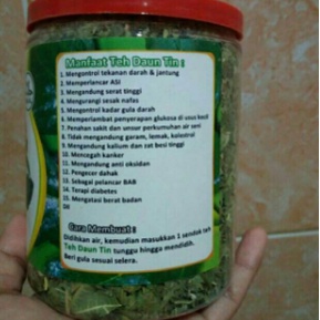 

Teh Daun Tin 40 gr / ara / fig / herbal