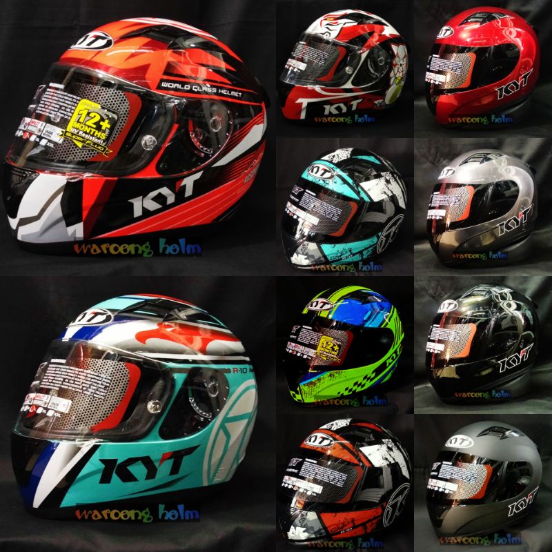HELM KYT R10 HELM FULLFACE KYT HELM KYT ORIGINAL KYT R10 HELM FULL FACE SNI HELM KYT MURAH
