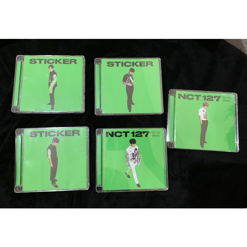 Jewel case only sticker NCT 127 johnny doyoung taeil mark haechan