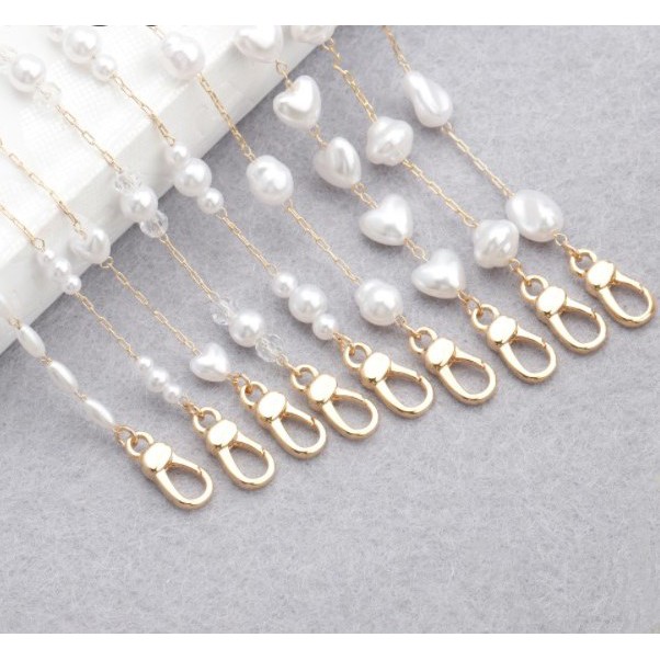 [DIY Aksesoris] Eyeglass / Mask Strap Chain Exclusive 18K Gold Plated Rantai Masker / Kacamata M836