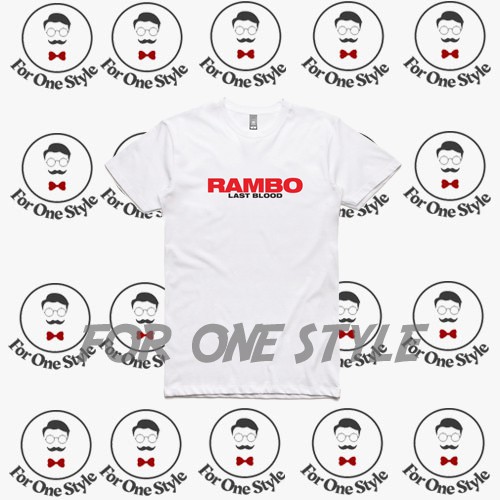 T-SHIRT KAOS RAMBO LAST BLOOD