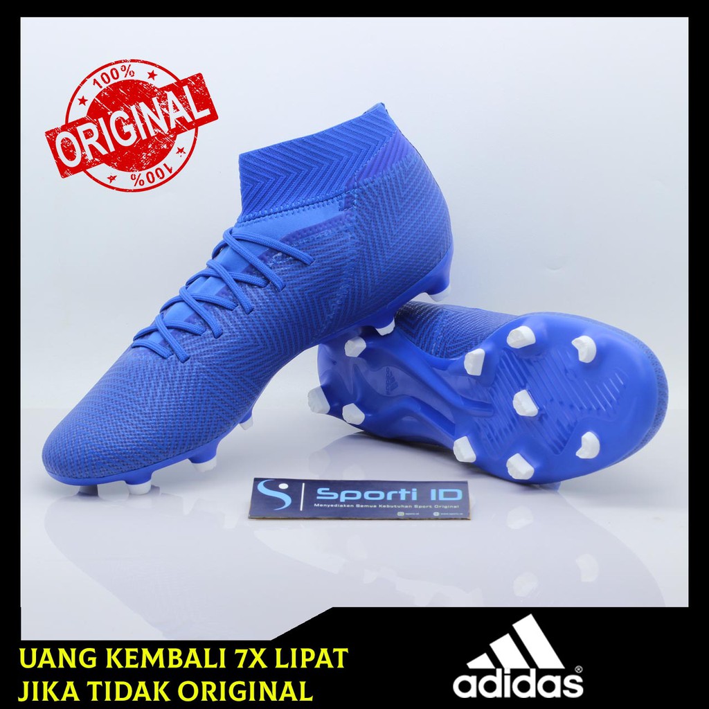 Sepatu Bola Adidas Nemeziz 18.3 FG Blue DB2109 Original