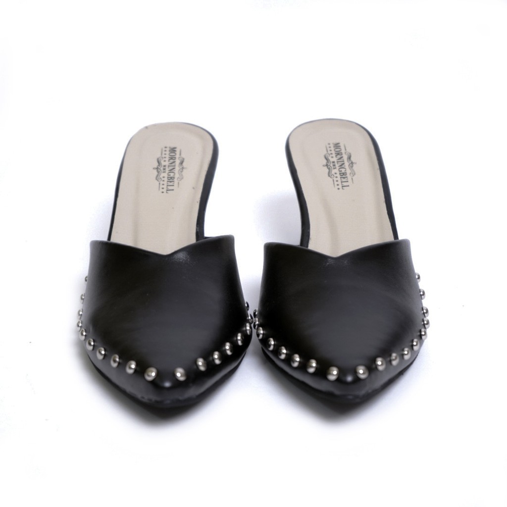 Morningbell - sepatu wanita mules hak 5CM / bustong wanita morningbell