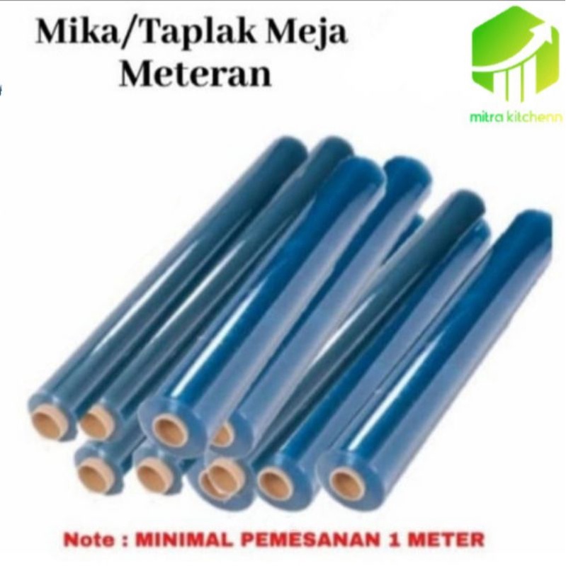 Jual Mika Taplak Meja Plastik Bening Tebal Vpc Harga Meter Cm X Cm Shopee