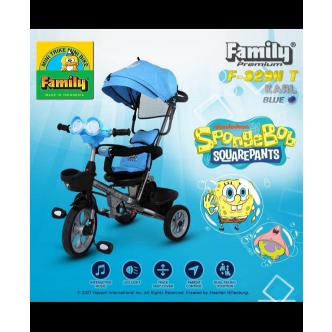 Sepeda Anak Roda Tiga Tricycle  Family 329HT