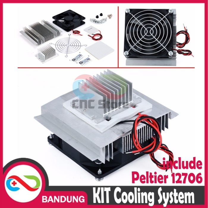 PELTIER COOLING SYSTEM KIT PELTIER TEC-12706 LENGKAP